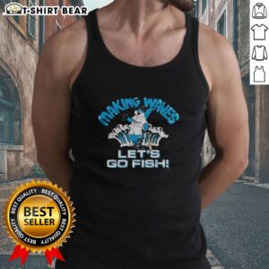 Alt Text: Billy the Marlin tank top featuring Miami Marlins logo, perfect for fans showcasing team spirit in style.