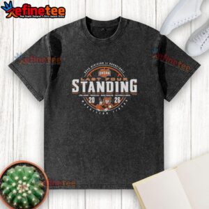 Alt Text: Premium Massillon Tigers 2026 OHSAA Boys Basketball Division 2 Last Four Standing washed t-shirt design.