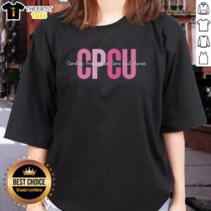 Top CPCU Cardiac Progressive Care Unit Nurse Ladies Tee featuring a stylish design for healthcare professionals.
