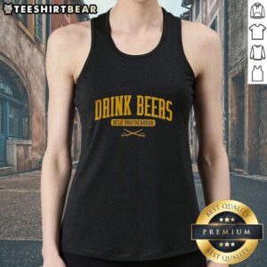 Buffalo Sabres tank top featuring 'Official Drink Beers' design, perfect for fans of the Buffalo Brotherhood.