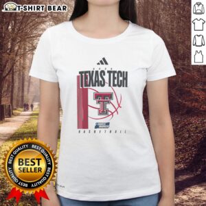 Awesome Texas Tech Red Raiders March Madness ladies tee featuring vibrant team colors and stylish design for fans.