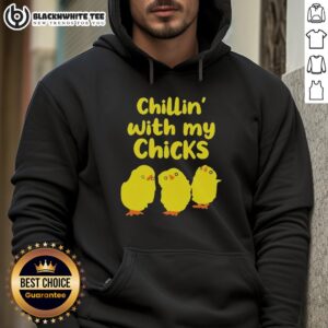 Awesome Chilling With My Chicks Hoodie featuring a cozy design, perfect for casual outings and stylish comfort.