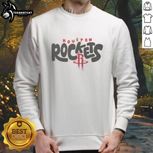 Stylish Houston Rockets sweatshirt featuring vibrant team colors and logo, perfect for fans and casual wear.