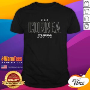 Nice Cesar Correa Zuffa Boxing Elite T-Shirt featuring a stylish design perfect for boxing enthusiasts and fans.