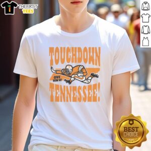 Top Touchdown Tennessee Vintage T-Shirt featuring retro design and vibrant colors, perfect for UT fans and collectors.