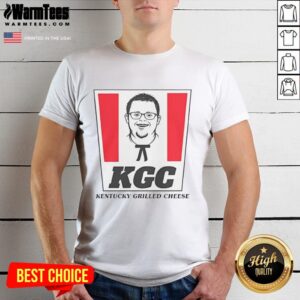 Premium Kgc Kentucky Grilled Cheese T-Shirt featuring Down Syndrome awareness design, perfect for casual wear and support.