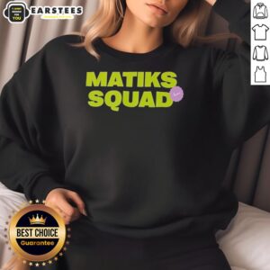 Good Matiks Squad Sweatshirt featuring a stylish design, perfect for casual wear and showcasing team spirit.