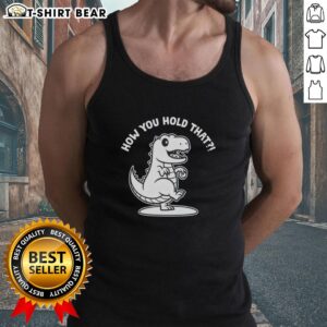 Top T-Rex dinosaur graphic on a stylish tank top, perfect for dino lovers and trendy fashion enthusiasts.