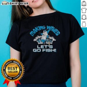 Ladies tee featuring Billy the Marlin from the Miami Marlins, perfect for fans and casual wear.