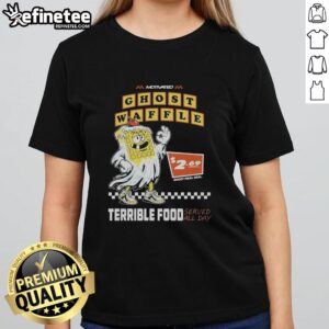 Premium Ghost Waffle Terrible Food T-Shirt - Image 5