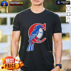 Alt Text: Awesome Cuba Tocororo Logo T-Shirt featuring a vibrant design of the Tocororo bird, perfect for Cuban culture enthusiasts.