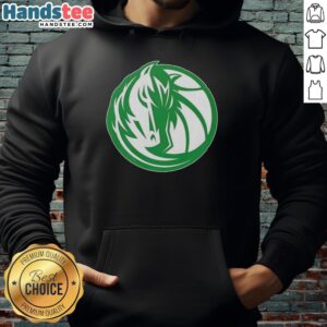 Awesome Dallas Mavericks white logo hoodie for St. Patrick's Day, featuring a stylish design perfect for fans.
