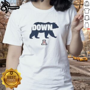 Premium Arizona Wildcats NCAA Bear Down ladies tee featuring vibrant team colors and logo for passionate fans.