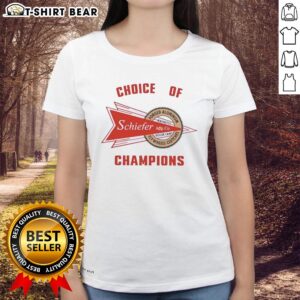 Nice Schiefer Racing Choice of Champions forged aluminum flywheels and clutches ladies tee shirt design.