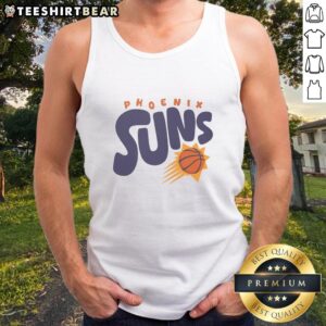 Stylish Good Phoenix Suns Bubble Tank Top featuring vibrant team colors, perfect for fans and summer wear.