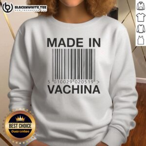 Nice Made in Vachina Barcode 5010029 020519 Sweatshirt in stylish design, perfect for casual wear and comfort.