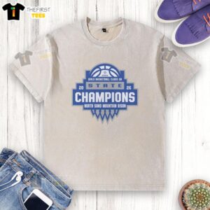 Top North Sand Mountain Bison AHSAA Girls Basketball Class 2A State Champions 2026 washed t-shirt design