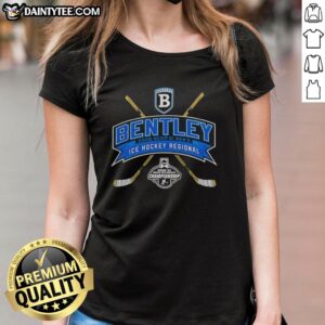 Alt Text: Nice Bentley Falcons 2026 NCAA Division I Men's Ice Hockey Regional Ladies Tee showcasing team spirit and style.