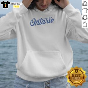 Premium Ontario Reign Tower Buzzers hoodie featuring vibrant team colors and logo, perfect for fans and stylish wear.