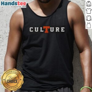Official McConaughey Texas Longhorns culture tank top featuring bold logo and vibrant colors, perfect for fans.