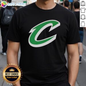 Premium Cleveland Cavaliers white logo Patrick's Day T-shirt featuring the team's emblem on a stylish design.