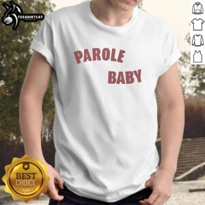 Official Parole Baby T-Shirt featuring playful design for infants, perfect for showcasing a little one's personality.