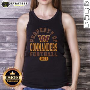 Premium Washington Commanders Property 1932 Tank Top featuring team logo and stylish design for fans.
