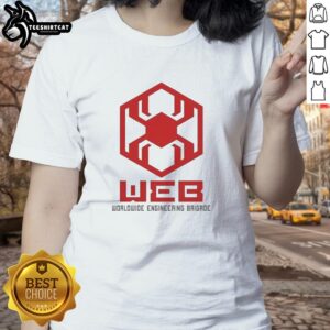 Original Web Worldwide Engineering Brigade Ladies Tee in vibrant colors, showcasing a stylish design for tech enthusiasts.
