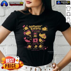 Nice Blowin Kisses: 9 Techniques featuring Love Bug Ladies Tee, showcasing stylish design and playful graphics.