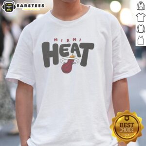 Awesome Miami Heat Bubble T-Shirt featuring vibrant team colors and logo, perfect for fans showcasing their team spirit.