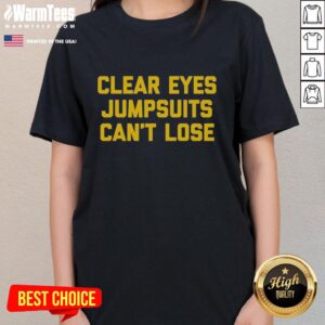 Nice Clear Eyes jumpsuit with 'Can't Lose' letter design for ladies, showcasing stylish and comfortable fashion.