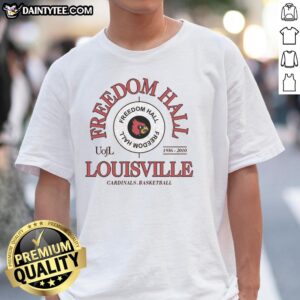 Awesome Louisville Cardinals Homefield Basketball Vintage T-Shirt featuring a retro design and team colors for fans.