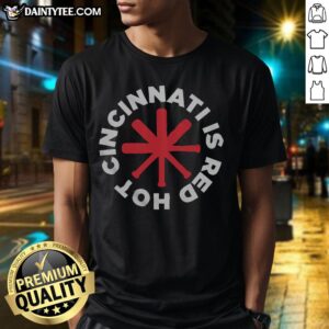 Good Cincinnati Is Red Hot Cincinnati Baseball T-Shirt featuring vibrant red design for passionate Reds fans.