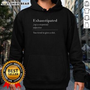 Original Exhaustipated Hoodie featuring a unique design, perfect for casual wear and expressing individuality.