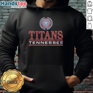 Official Tennessee Titans Crest Hoodie featuring team colors and logo, perfect for fans and game day apparel.