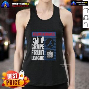 Good Atlanta Braves Grapefruit League Spring Training 2026 tank top featuring team logo and vibrant colors.