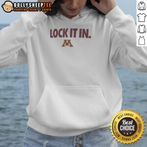 Official Minnesota Golden Gophers 2026 Lock It In Hoodie showcasing team colors and logo, perfect for fans and athletes.