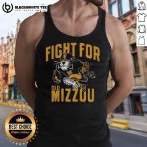 Vintage tank top featuring 'Awesome Fight for Old Mizzou' design, perfect for showing school spirit and style.