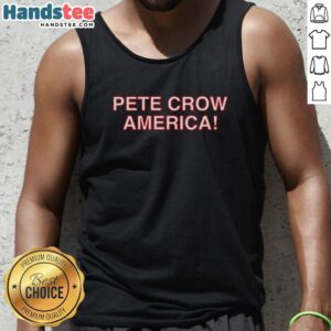 Hot Pete Crow America tank top featuring a vibrant design, perfect for summer wear and showcasing patriotic style.