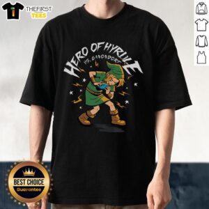 Top Hero Game Music Comic T-Shirt featuring vibrant graphics of iconic video game characters and music notes.