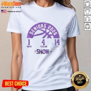 Premium Seniors 2026 LSU Women's Basketball ladies tee featuring team colors and logo for passionate fans.