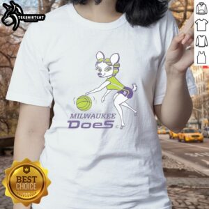 Premium Milwaukee Does Wpbl logo on a stylish ladies tee, perfect for fans of women's baseball and trendy sportswear.