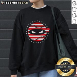 Awesome Pitching Ninja USA Team Sweatshirt featuring a dynamic design, perfect for baseball fans and athletes.