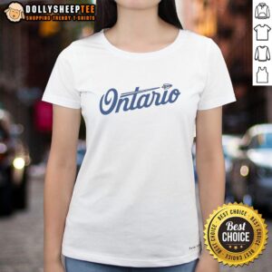 Awesome Ontario Reign Tower Buzzers Ladies Tee featuring vibrant design and team logo, perfect for fans.
