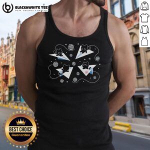 Awesome Cats Pawperplane Tours tank top featuring playful cat graphics, perfect for feline lovers and summer outings.