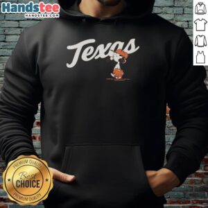 Nice Peanuts Texas Lucy in Outfield hoodie featuring vibrant colors and a playful design, perfect for fans and casual wear.