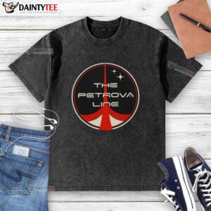 Good Project Hail Mary The Petrova Line washed t-shirt in soft cotton, featuring a stylish design for casual wear.