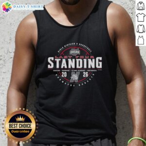 Alt Text: Hot Norwayne Bobcats 2026 OHSAA Girls Basketball Division 5 Last Four Standing tank top design in vibrant colors.