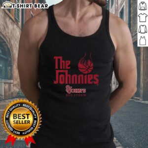 Top St. John's Basketball The Johnnies tank top featuring bold team graphics and a stylish design for fans.
