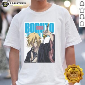 Boruto Part 2 Two Blue Vortex 2026 T-Shirt featuring vibrant graphics and stylish design for anime fans.